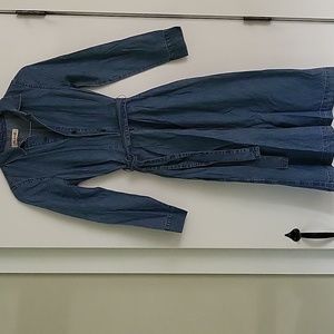 NWT Madewell Denim midi dress